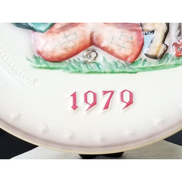 Hummel 9th Annual Plate 1979 Goebel Hand Painted Hum 272 West Germany Vintage - Picture 5 of 13